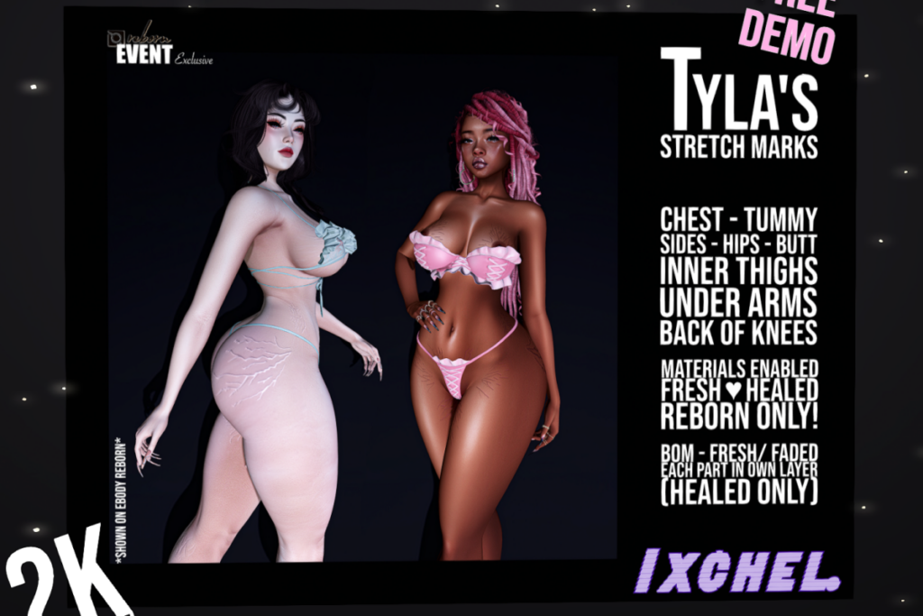 Tyla&#039;s Stretchmarks - Reborn, L$350