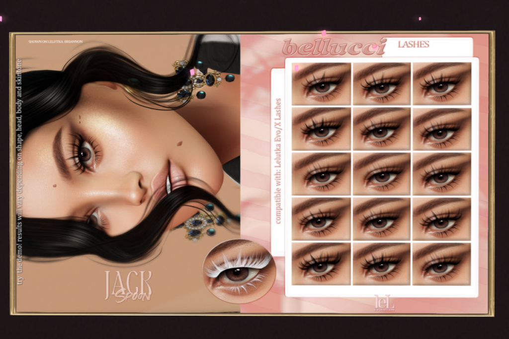 Bellucci Lashes - EvoX, L$299
