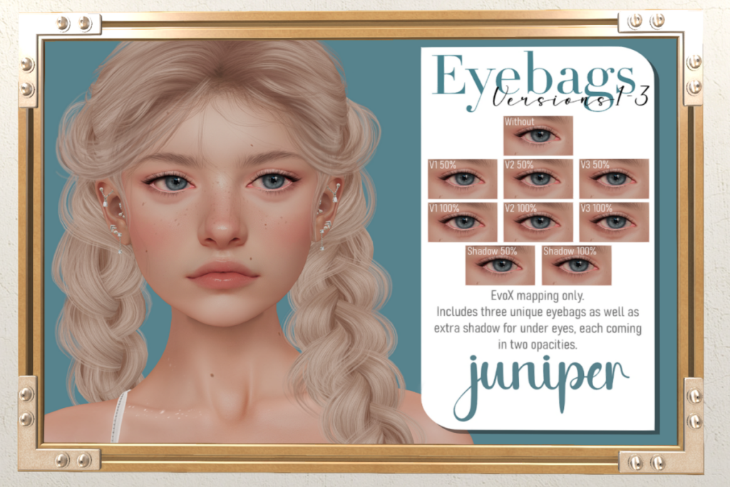 Eyebags Versions 1-3 - EvoX, L$195