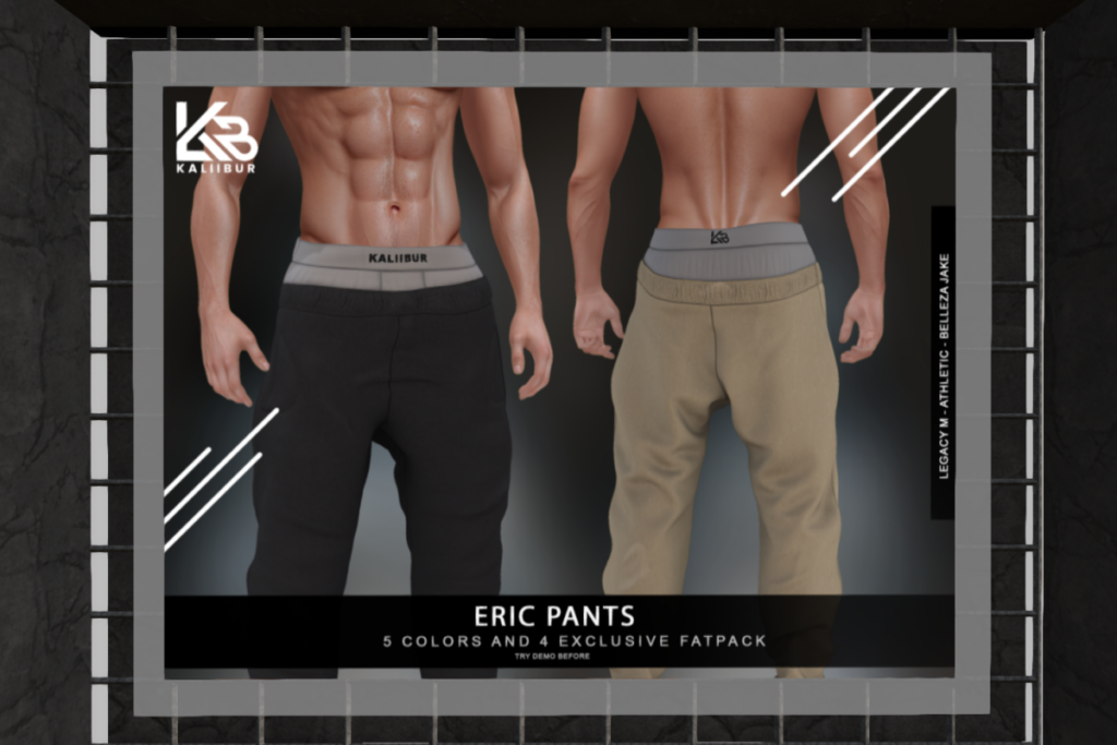 Eric Pants - Jake/Legacy/+mods, L$229 each/L$499-L$699 each FP