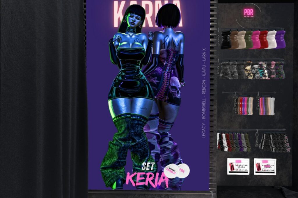 Keria Set - Legacy/MaitreyaX/Reborn/+mods, L$299-L$399 each/L$1499 FP