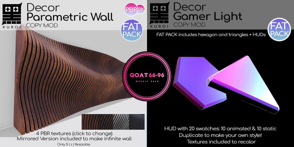 Parametric Wall and Gamer Light Decoration