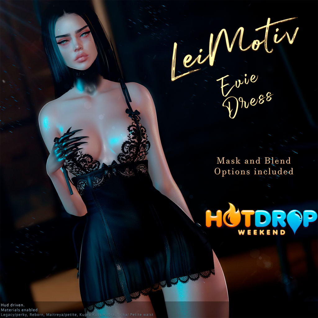 Evie Dress - Inithium/Legacy/Maitreya/Reborn/+mods
