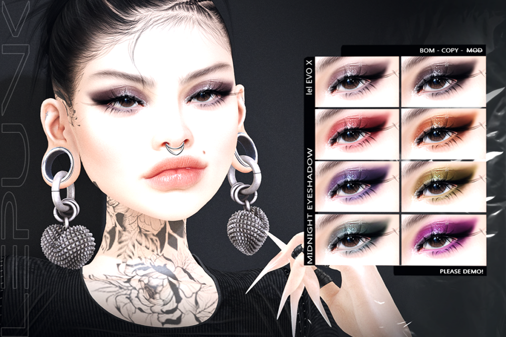 Midnight Eyeshadow - EvoX, L$325