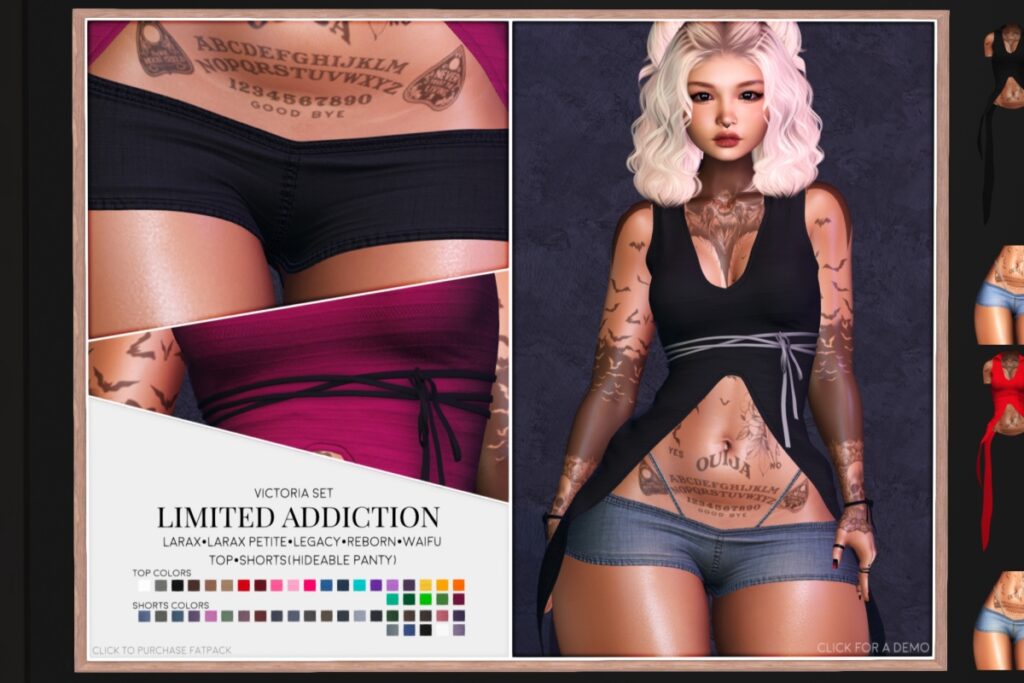 Victoria Set - Legacy/MaitreyaX/Reborn/+mods, L$280 each/L$2899 FP