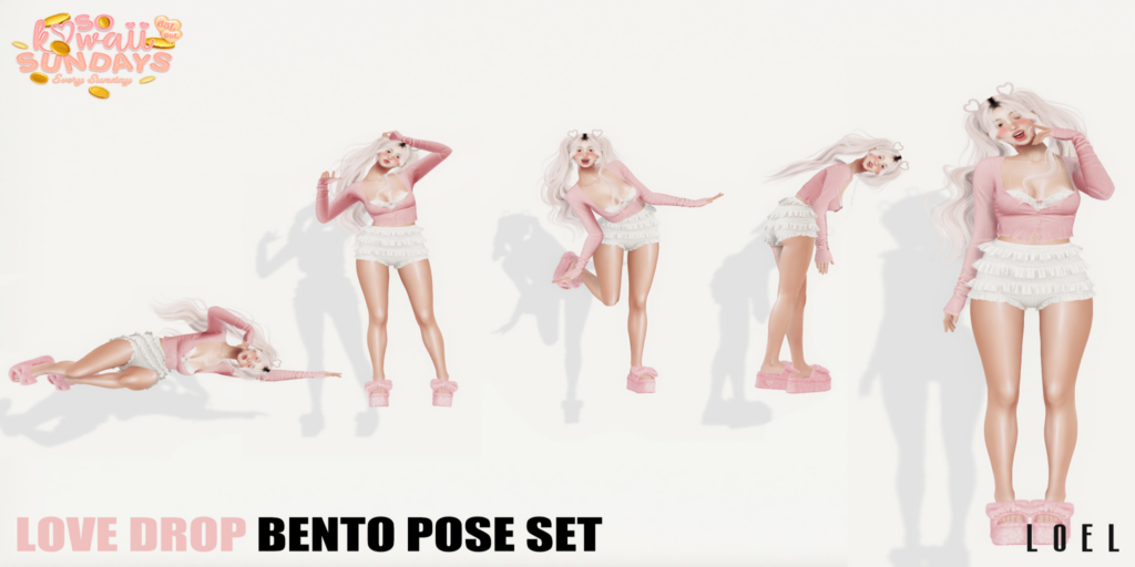 Love Drop Poses	&lt;a href=&quot;http://maps.secondlife.com/secondlife/Stargazer%20Galaxy/101/47/3118&quot;&gt;Teleport&lt;/a&gt;