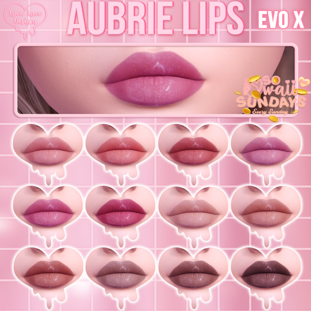 Aubrie Lipstick - EvoX	&lt;a href=&quot;http://maps.secondlife.com/secondlife/Business%20District%20Bravo/111/197/23&quot;&gt;Teleport&lt;/a&gt;