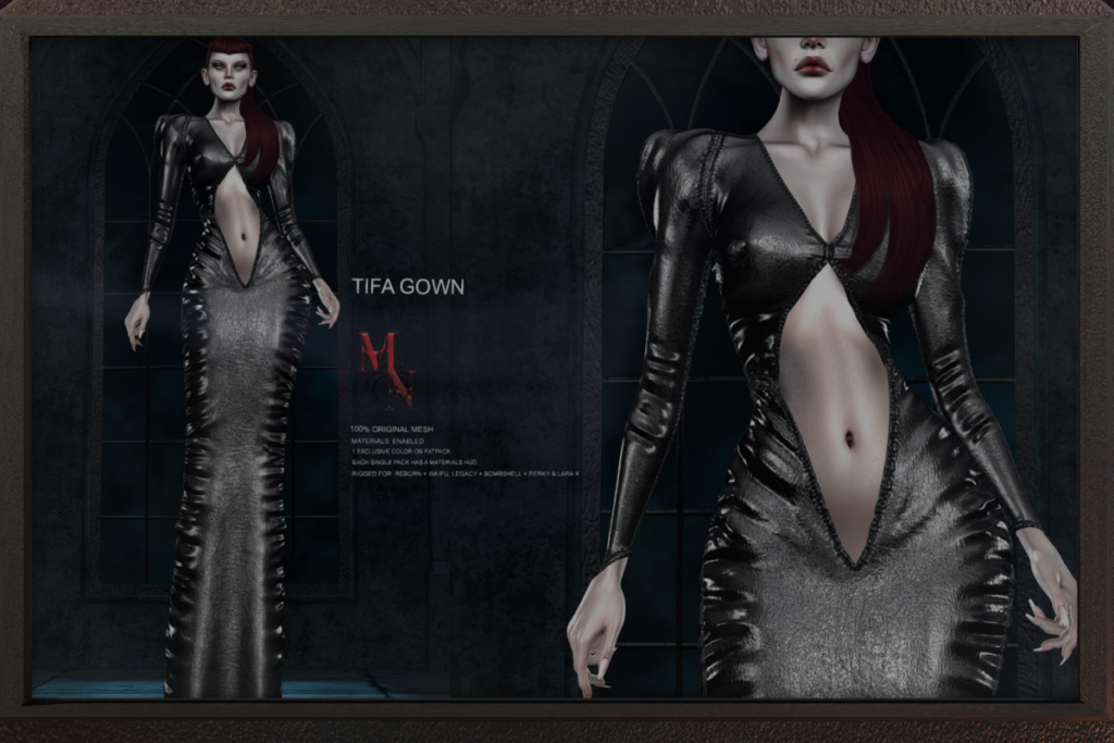 Tifa Gown - Legacy/MaitreyaX/Reborn/+mods, L$375 each/L$2150 FP