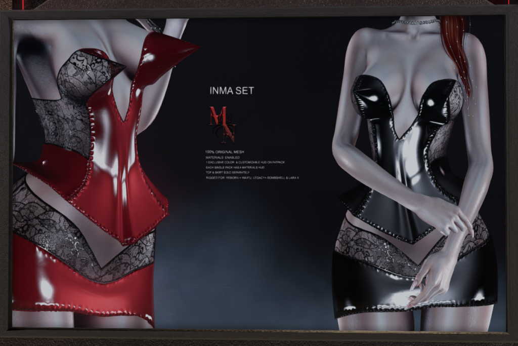 Inma Top &amp; Skirt - Legacy/MaitreyaX/Reborn/+mods, L$279-L$299 each/L$1750-L$1850 each FP