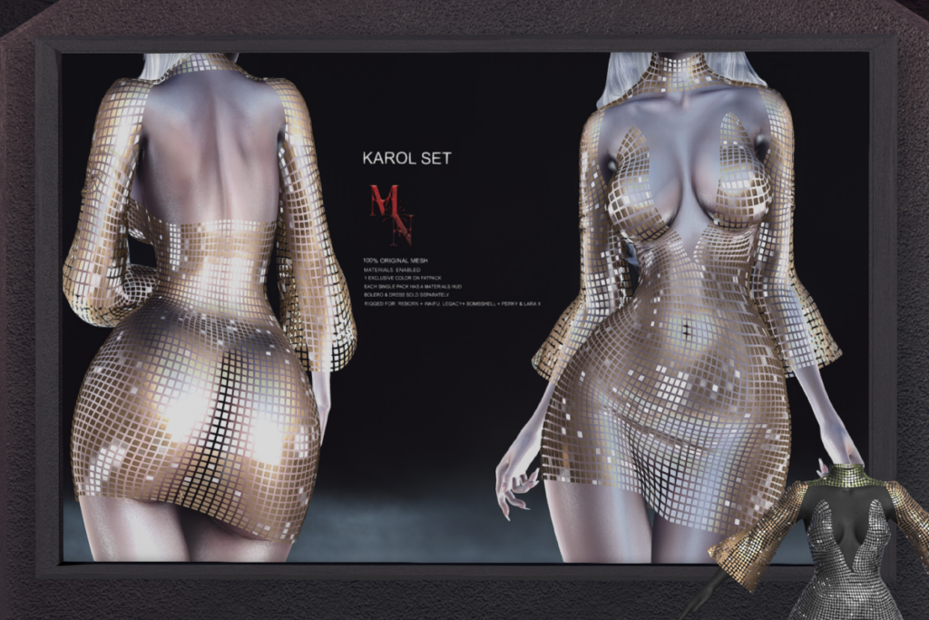 Karol Set - Legacy/MaitreyaX/Reborn/+mods, L$275-L$320 each/L$1750-L$1990 each FP