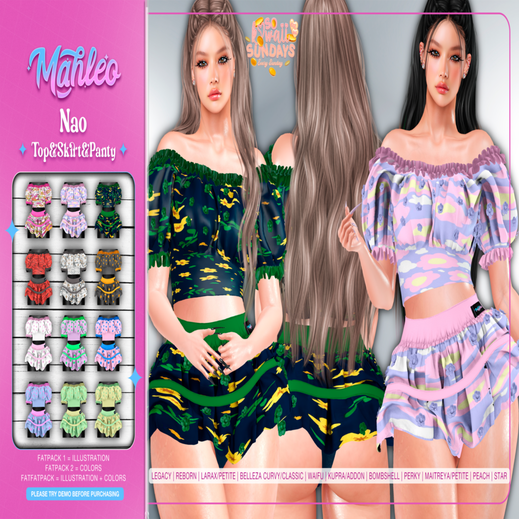 Nao Outfit - GenX/Inithium/Legacy&#039;Maitreya/Peach/Reborn/Star/+mods	&lt;a href=&quot;http://maps.secondlife.com/secondlife/Delectable%20Delights/216/130/27&quot;&gt;Teleport&lt;/a&gt;