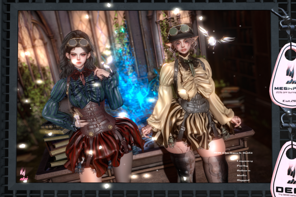 Clockwork Outfit - Legacy/Reborn/+mods, L$228-328 each/L$588-L$1188 each FP/L$1911 MP