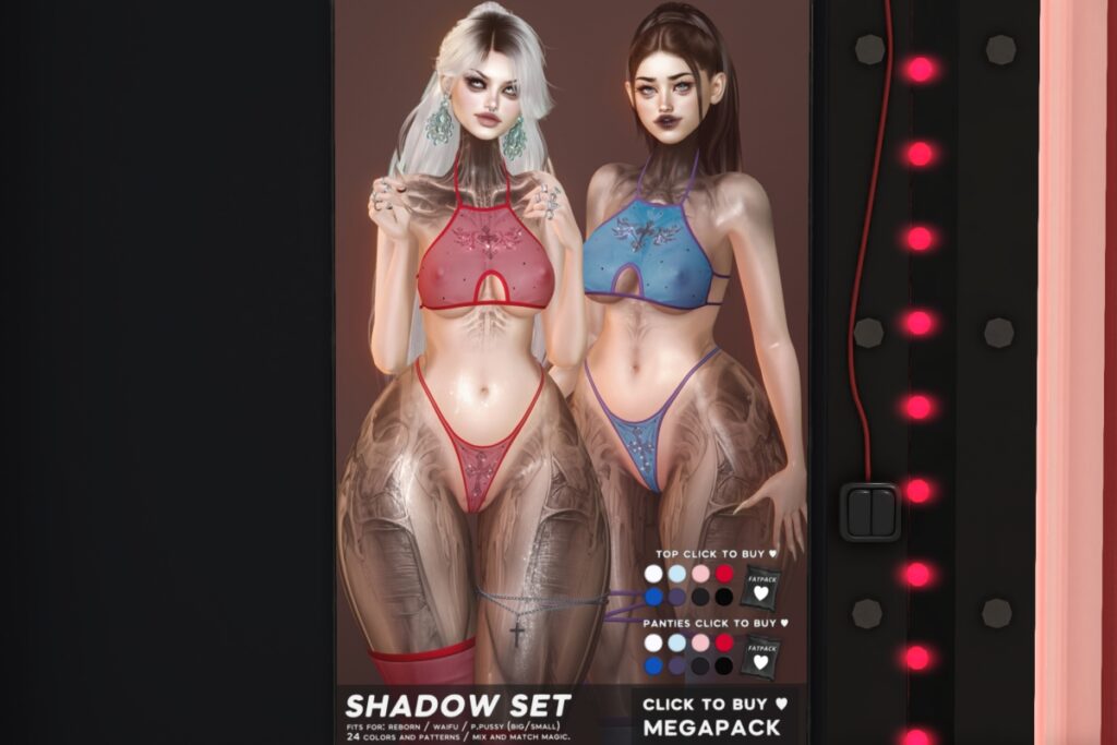 Shadow Set - Reborn/+mods, L$250 each/L$1650 each FP/L$2500 MP