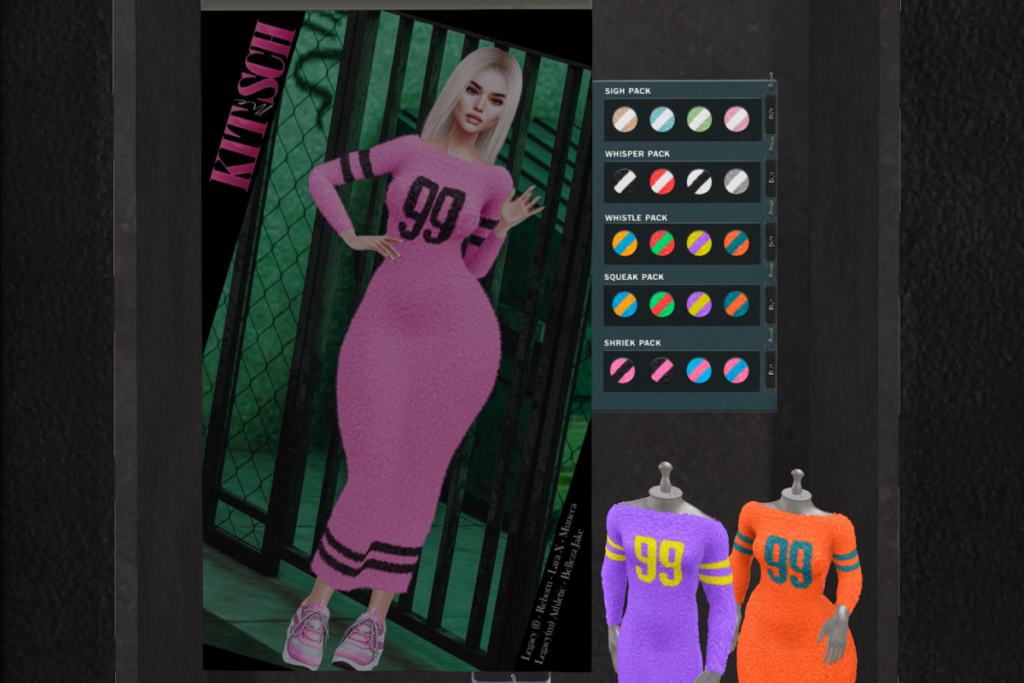 Kitsch Me Laretta Dress - Jake/Legacy F+M/MaitreyaX/Reborn/Yentements/+mods, L$350 each/L$1150 FP