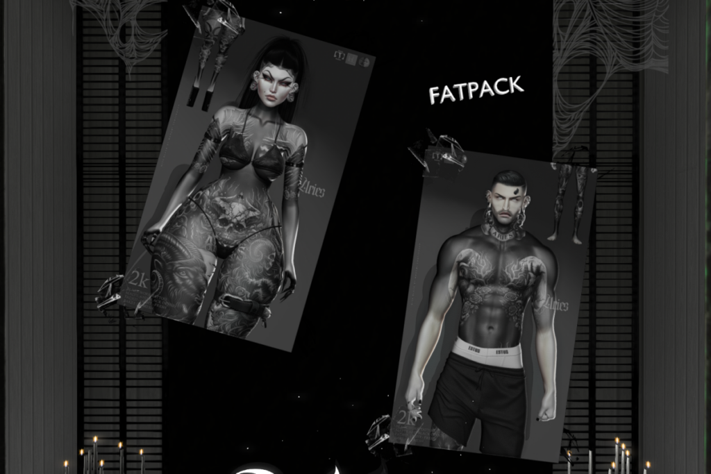 Aries Tattoo - BOM/EvoX/Genus, L$459 each/L$659 FP