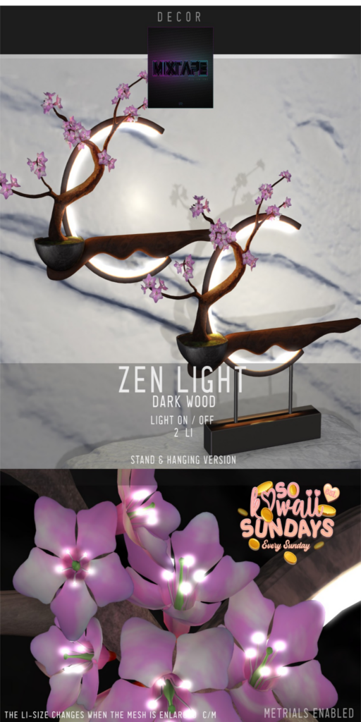 Dark Wood Zen Light