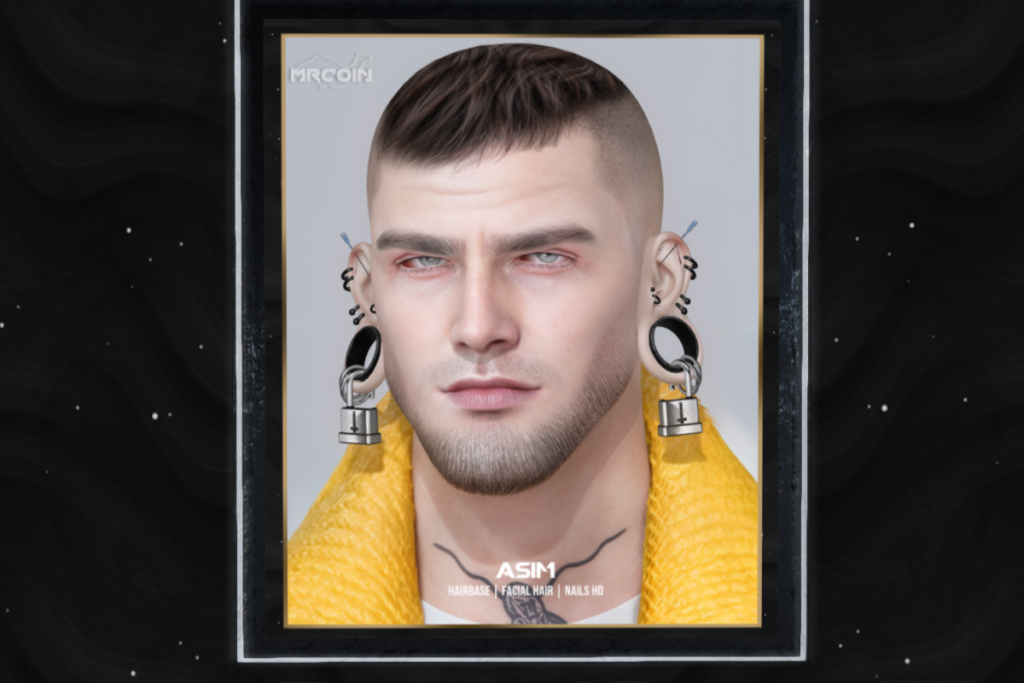 Asim Facial Hair, Hairbase &amp; Nails - EvoX/Gianni/Jake/Kario/Legacy, L$200 each/L$600 FP