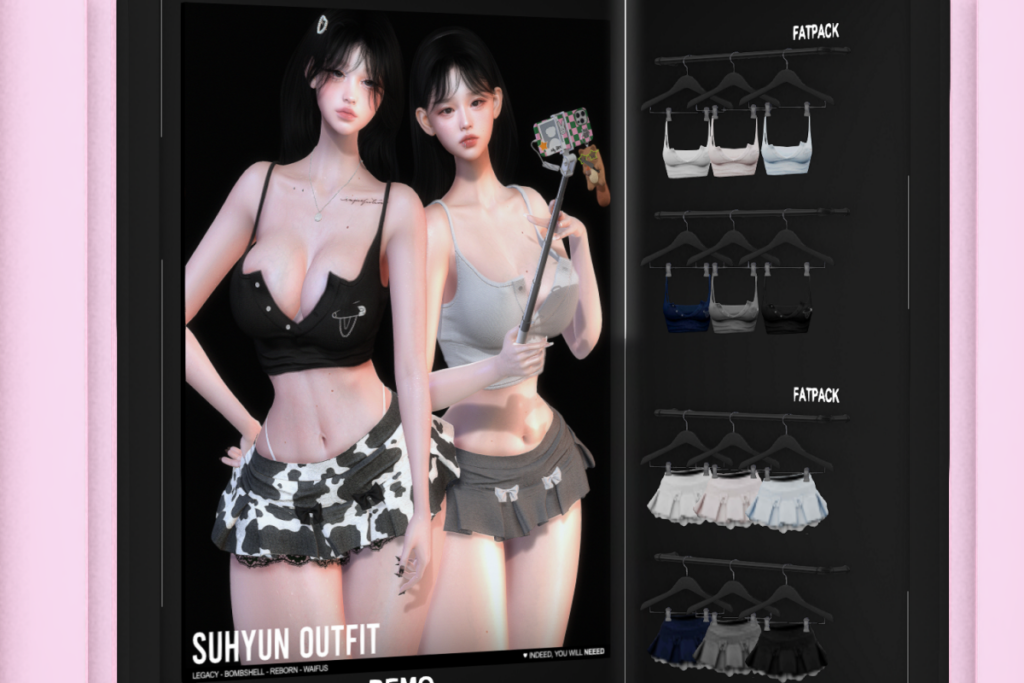 Suhyun Top &amp; Skirt - Legacy/Reborn/+mods, L$250 each/L$999 each FP
