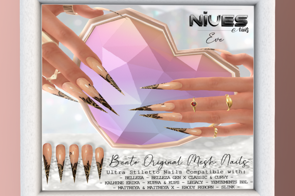 Eve Nails - See Ad For Fits, L$79