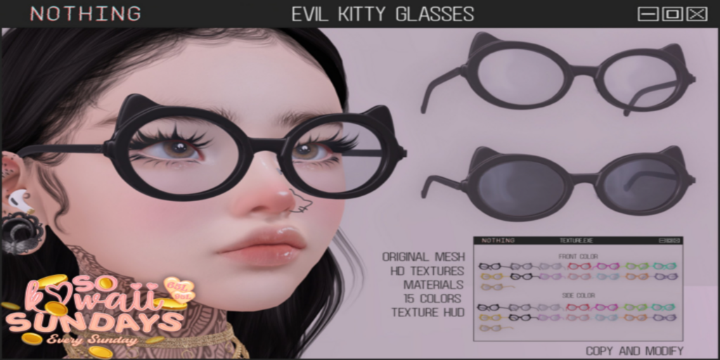 Evil Kitty Glasses