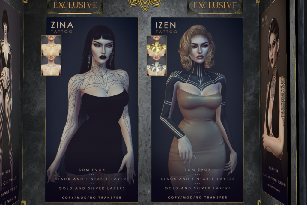 Zina Tattoo - Evo X, L$250 | Izen Tattoo - Evo X, L$250
