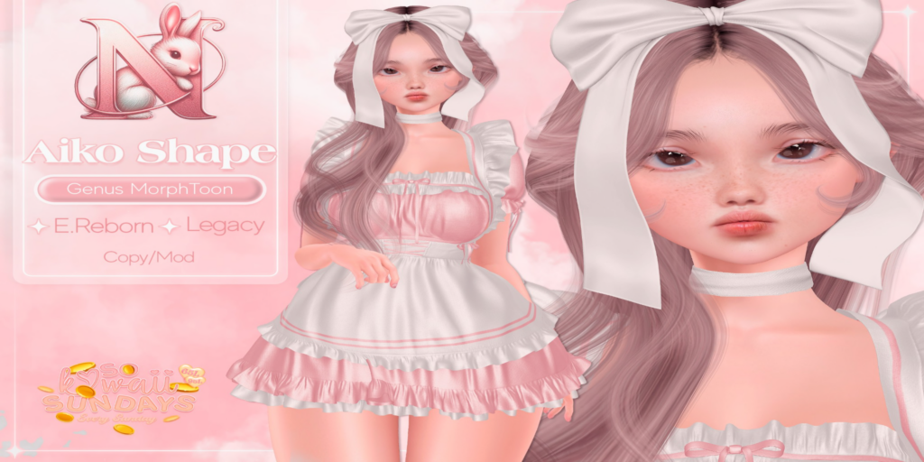 Aiko Female Shape - Genus Morph Toon/Legacy/Reborn