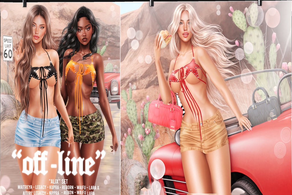 Alix Set - Inithium/Legacy/Maitreya/Reborn/+mods, L$289 each/L$1499 FP each/L$2499 MP