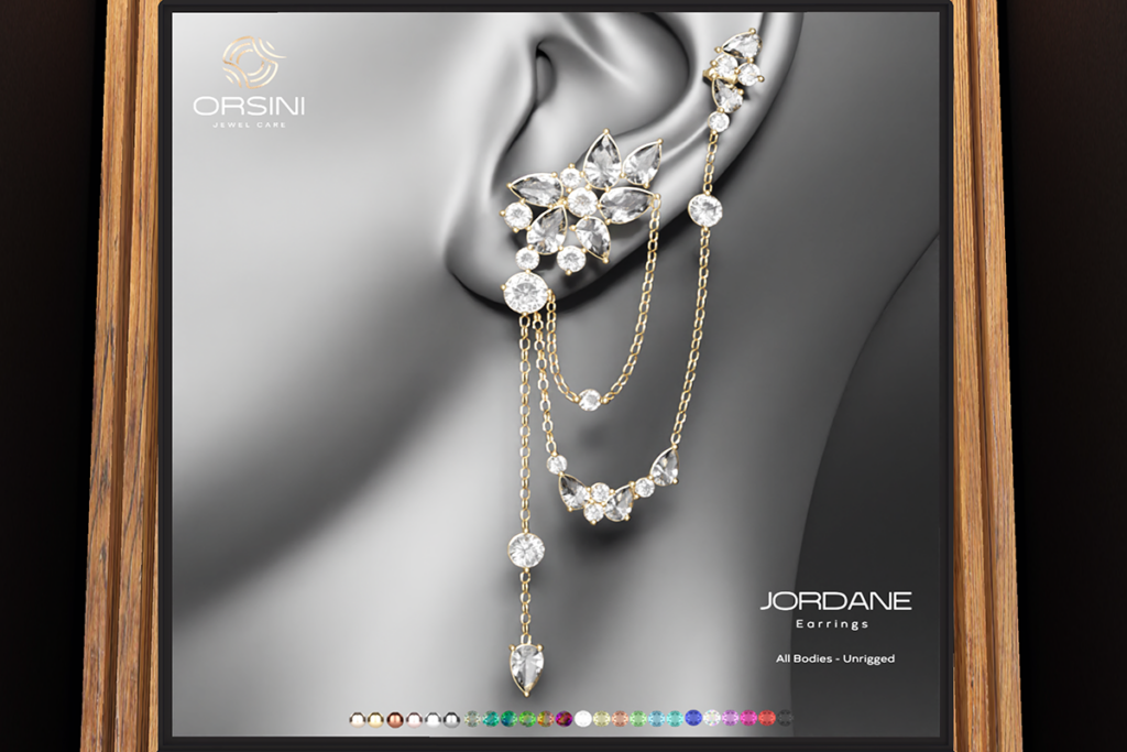 Jordane Earrings, L$299