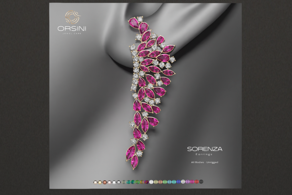 Sorenza Earrings, L$299