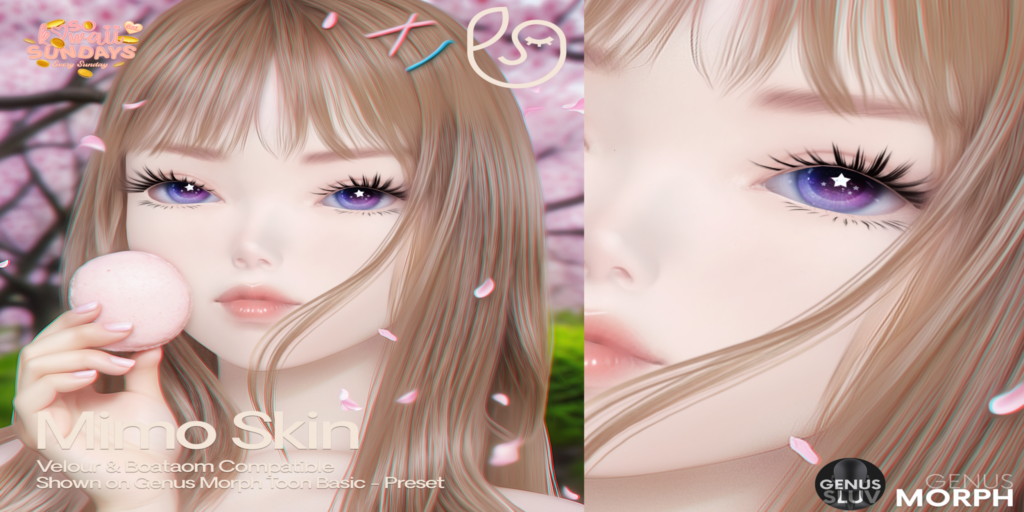 Mimo Skin - Genus	&lt;a href=&quot;http://maps.secondlife.com/secondlife/Prime%20District/95/67/22&quot;&gt;Teleport&lt;/a&gt;