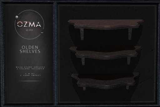 Olden Shelves, L$150