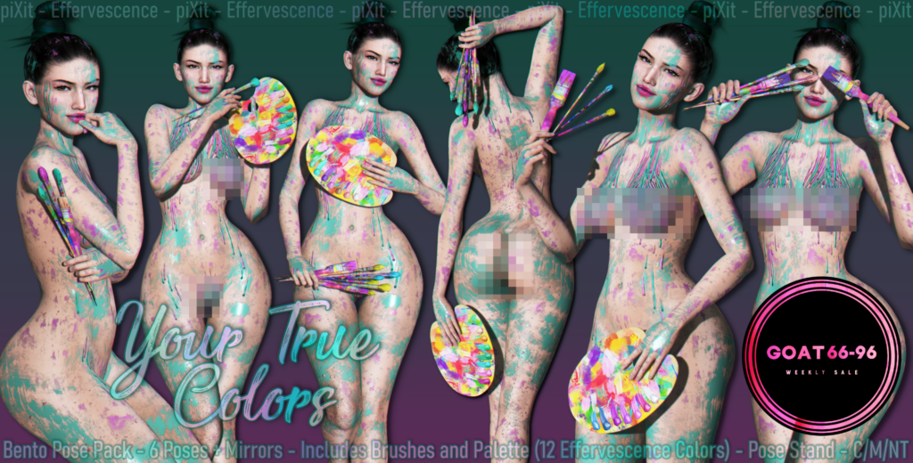 Your True Colours Pose Pack