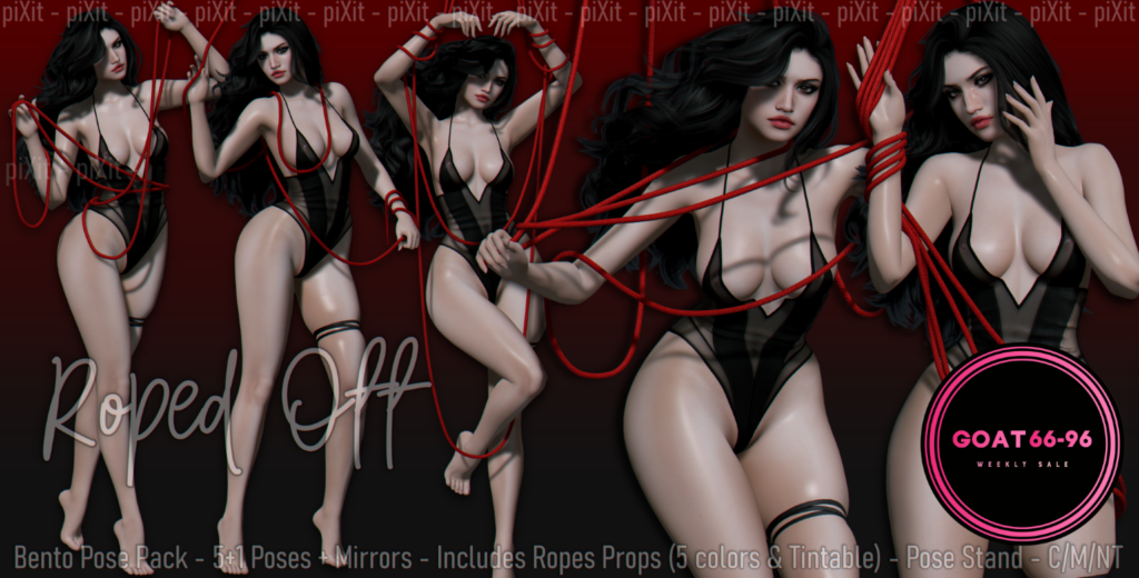 Roped Off Pose Set