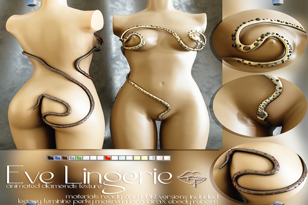 Eve Lingerie - Legacy/Maitreya/Reborn/+mods, L$399