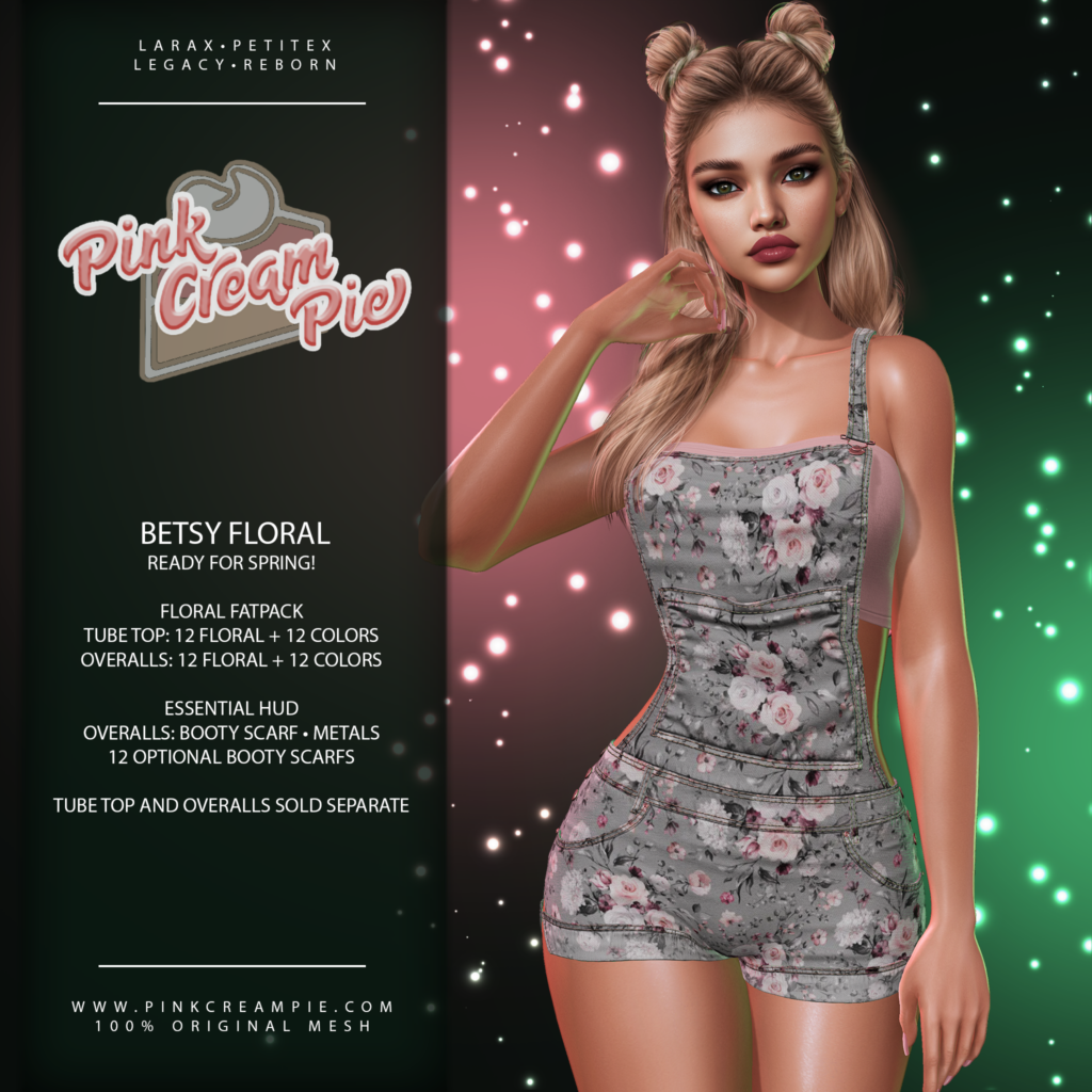 Betsy Floral Overalls - Legacy/MaitreyaX/Reborn/+mods