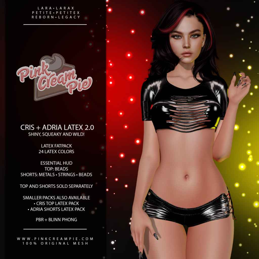 Cris + Adria Latex Outfit - Legacy/Maitreya/Reborn/+mods