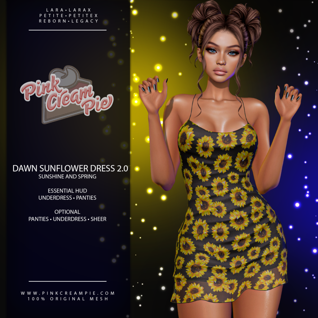 Dawn Sunflower Dress - Legacy/MaitreyaX/Reborn/+mods