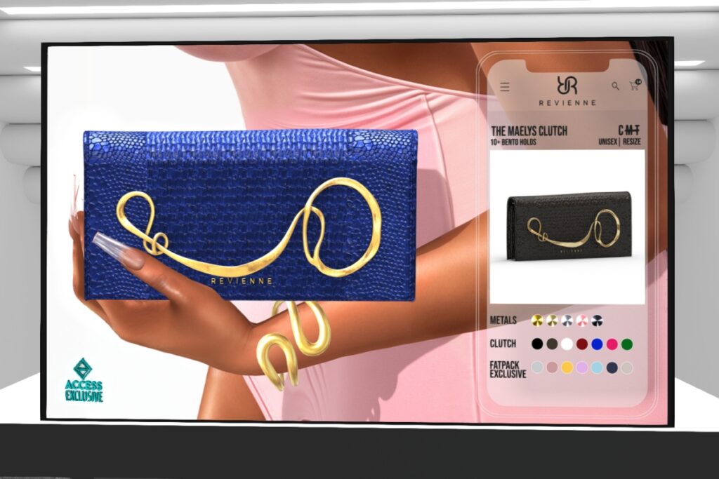 The Maelys Clutch, L$389 each/L$1389 FP