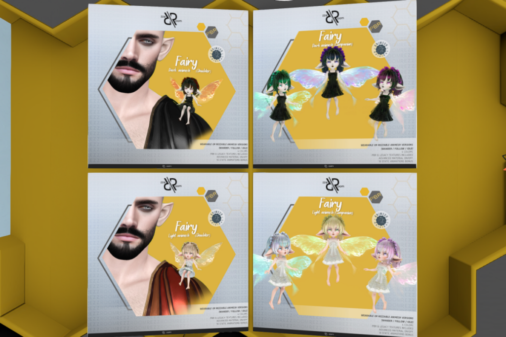 Fairy Animesh, L$980 each