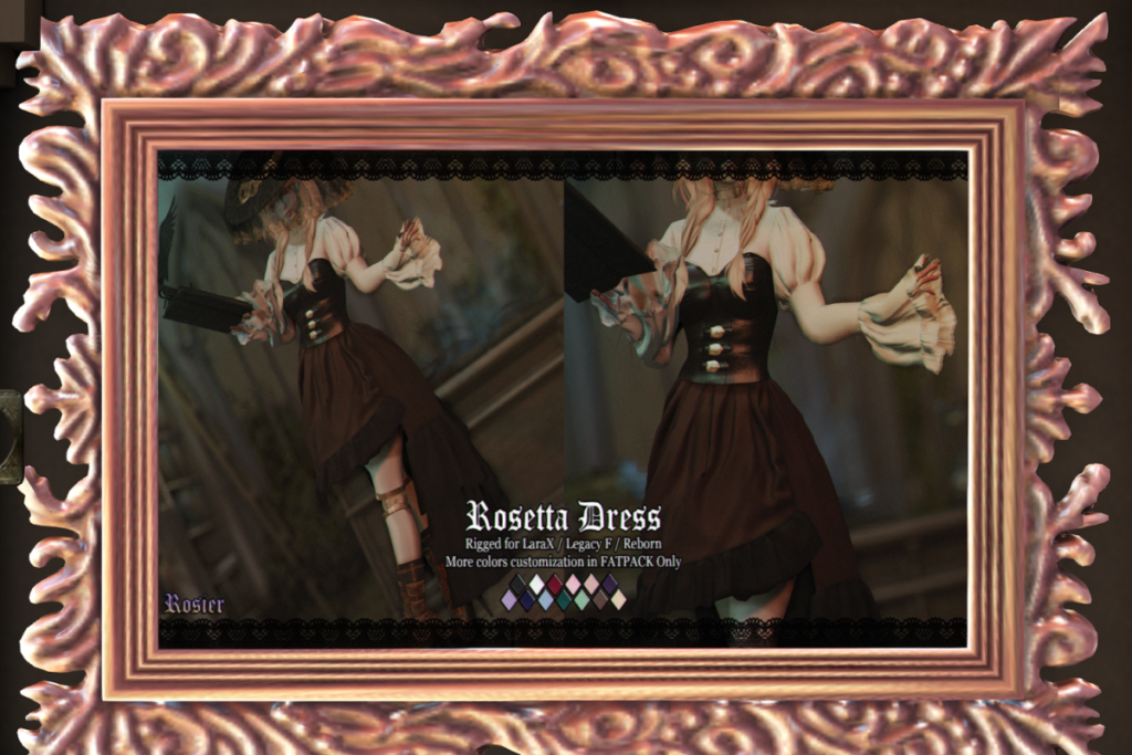 Rosetta Dress - Legacy/MaitreyaX/Reborn, L$289 each/L$1050 FP