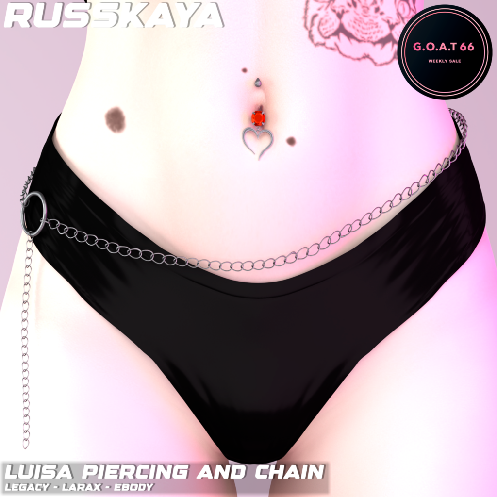 Luisa Piercing and Chain - Legacy/MaitreyX/Reborn