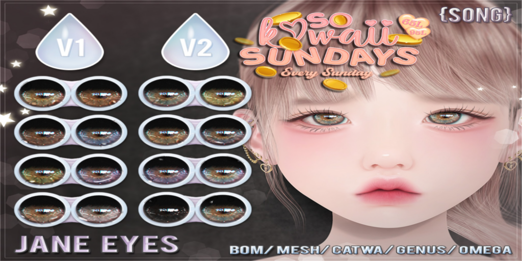 Jane Eyes - BOM/Catwa/Genus/Mesh/Omega