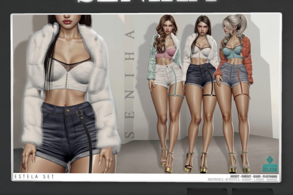Estela Set - Legacy/MaitreyaX/Reborn/+mods, L$349 each/L$1299 each FP/L$2499 MP