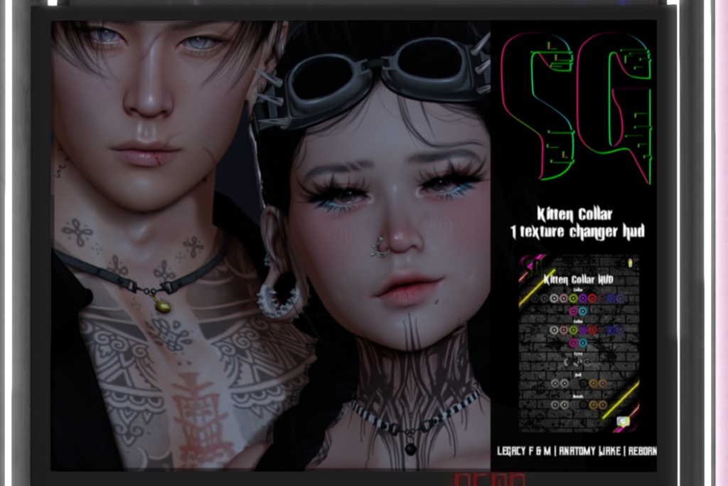 Kitten Collar - Anatomy/Jake/Legacy M+F/Reborn, L$349 each/L$599 FP