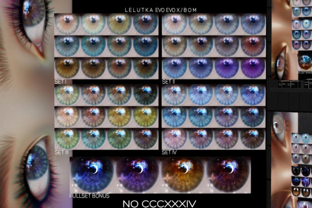 NO CCCXXXIV Eyes - BOM/Evo/EvoX, L$144 each