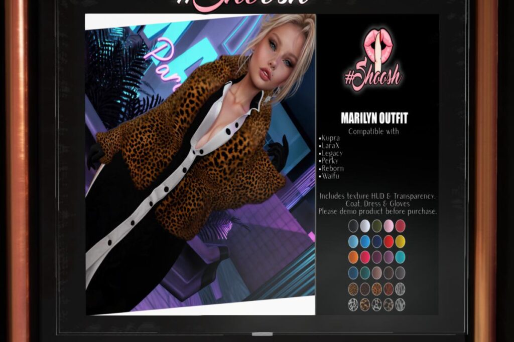 Marilyn Outfit - Inithium/Legacy/MaitreyaX/Reborn/+mods, L$349 each/L$1099 FP