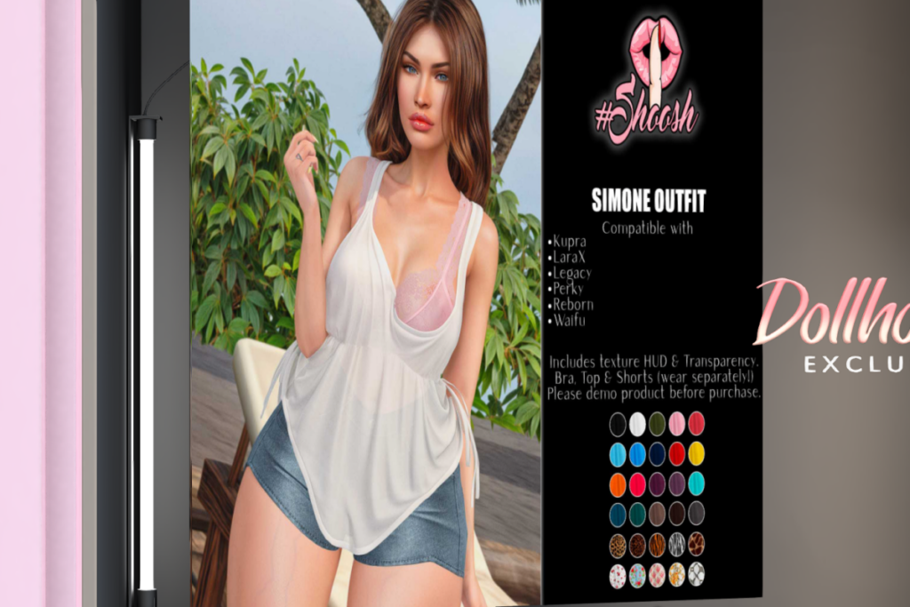 Simone Outfit - Inithium/Legacy/Maitreya/Reborn/+mods, L$349 each