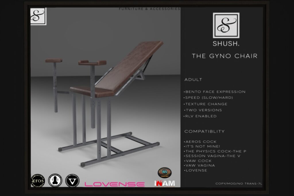 The Gyno Chair, L$1000