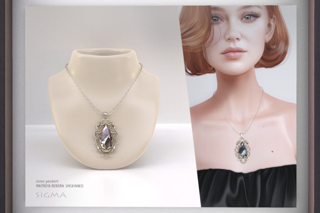 Elinor Pendant - Maitreya/Reborn/unrigged, L$320