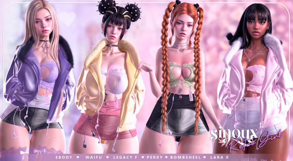 Retro Girl Set - Legacy/MaitreyaX/Reborn/+mods